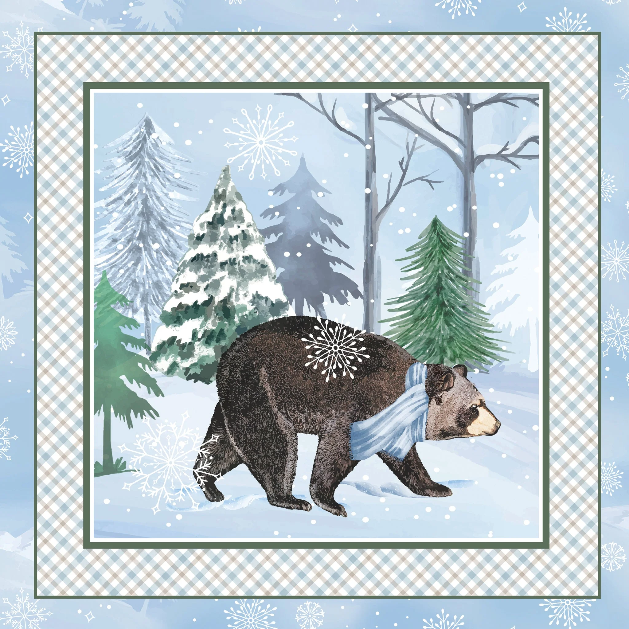 Woodland Wonderland Fabric Collection - Woodland Panel - Image 7