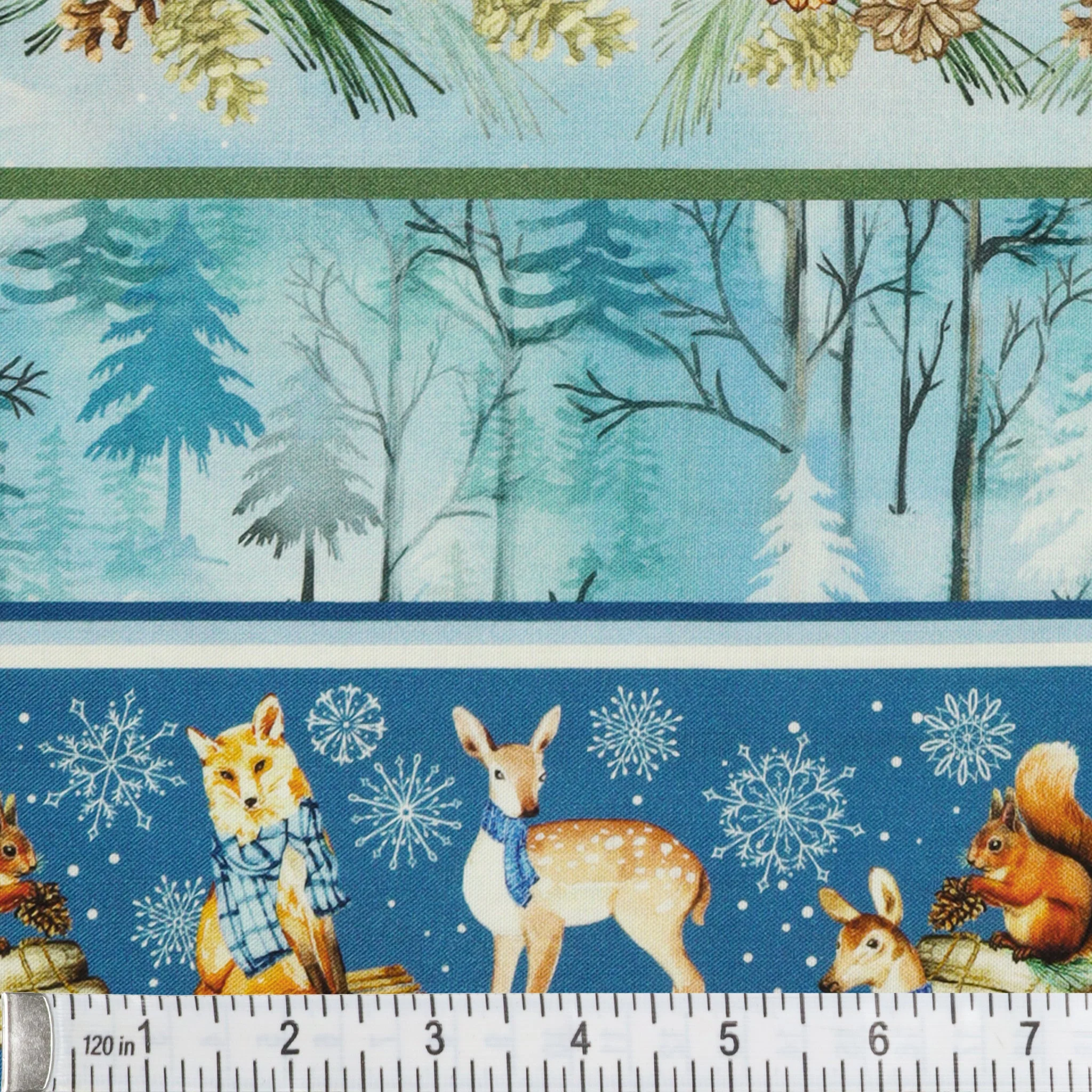 Woodland Wonderland Fabric Collection - Woodland Stripe - Image 3
