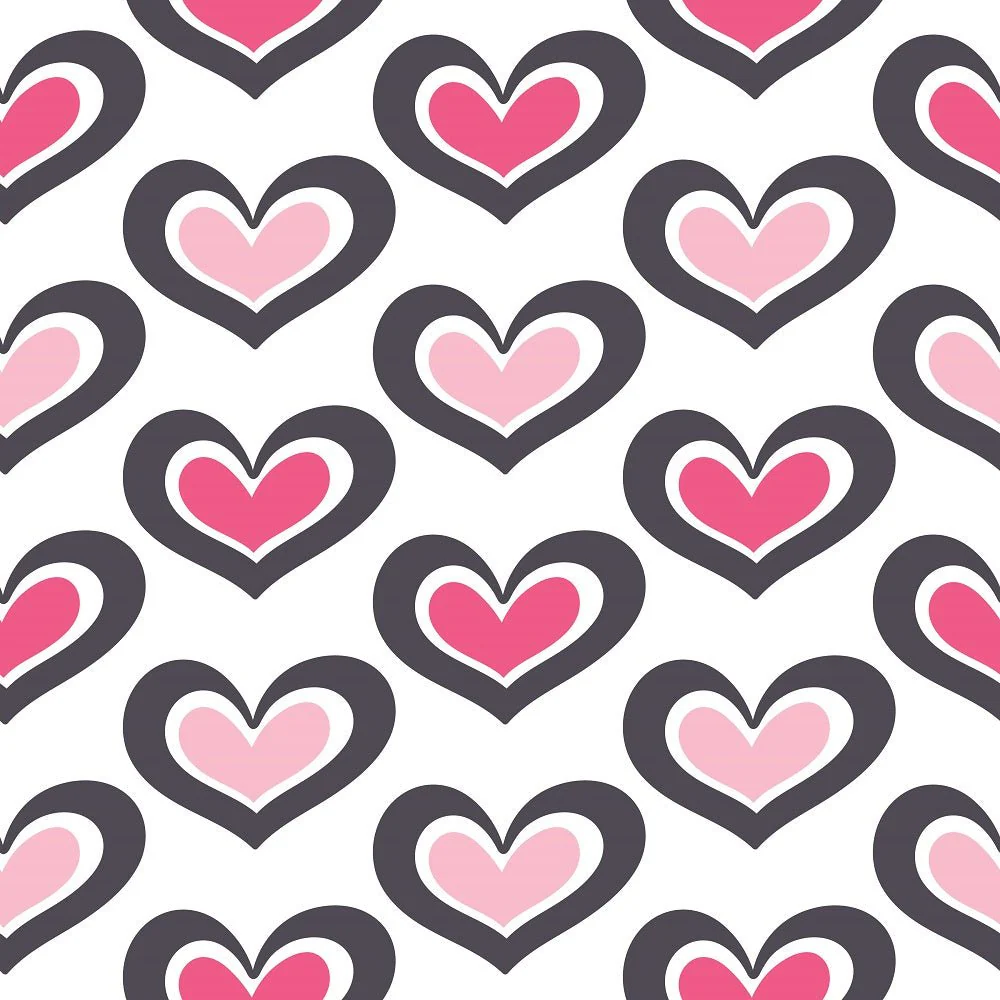 XOXO Hearts Pattern #14 Fabric