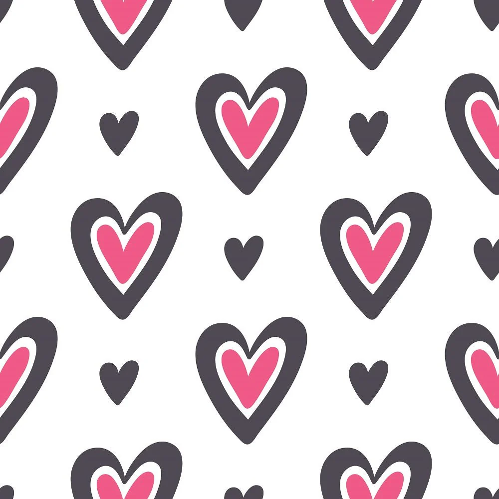 XOXO Hearts Pattern #16 Fabric