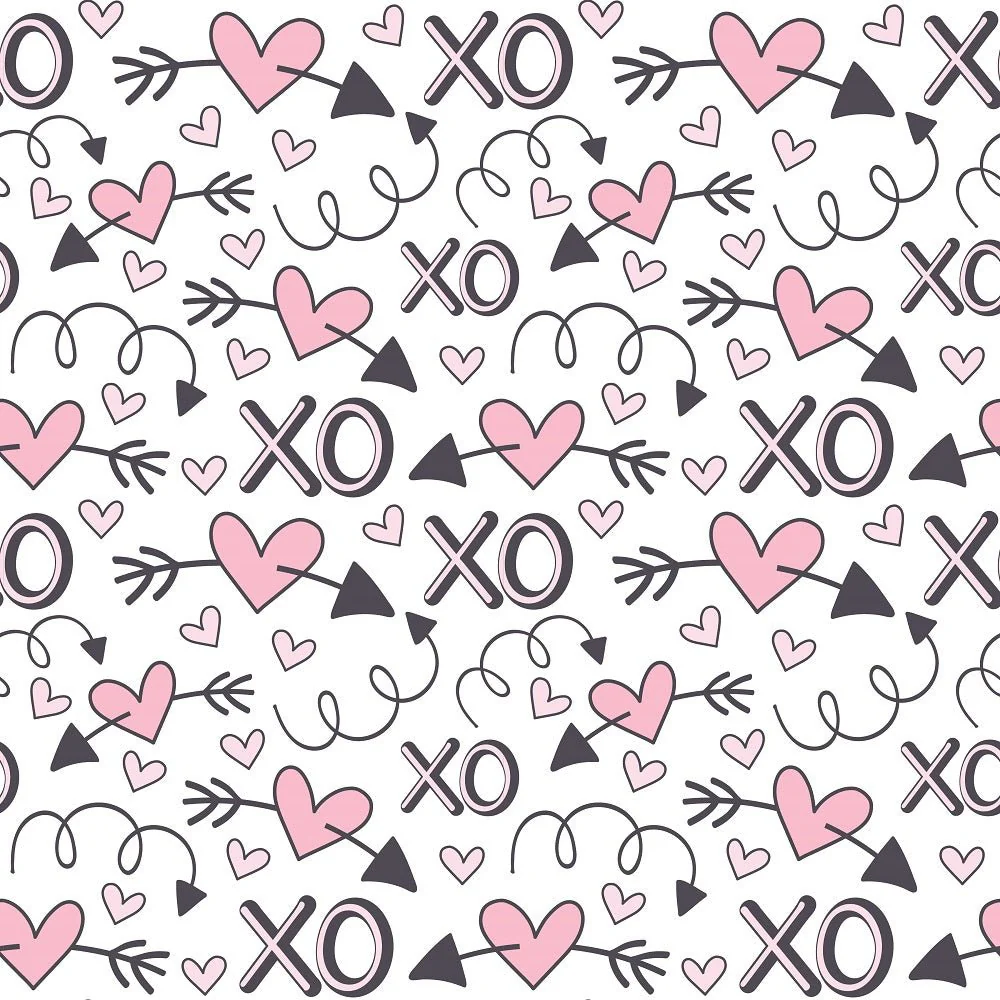 XOXO Hearts Pattern #19 Fabric