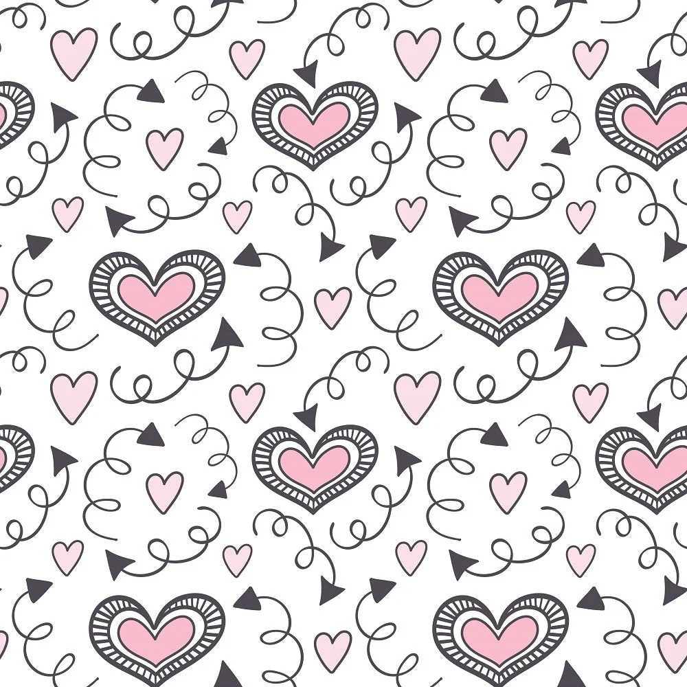 XOXO Hearts Pattern #20 Fabric