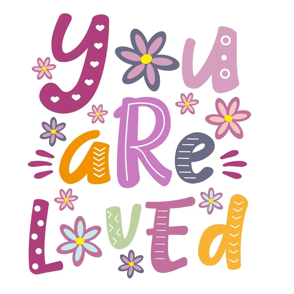 You are Loved Fabric Panel